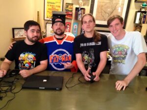 Eric P. Metze, Kevin Smith, Jason Mewes, and Kevin Clancy