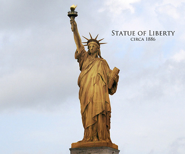 Statue of Oxidated Liberty