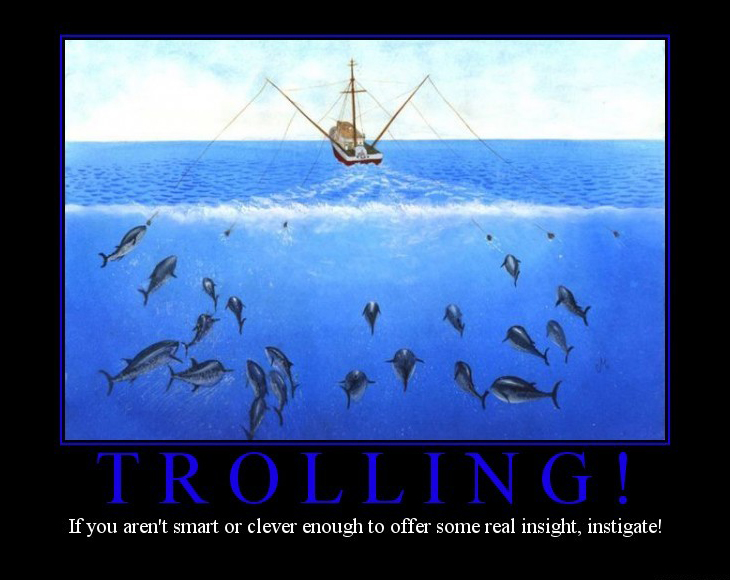 trolling demotivational